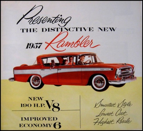 1957 rambler color - rambler, brochure